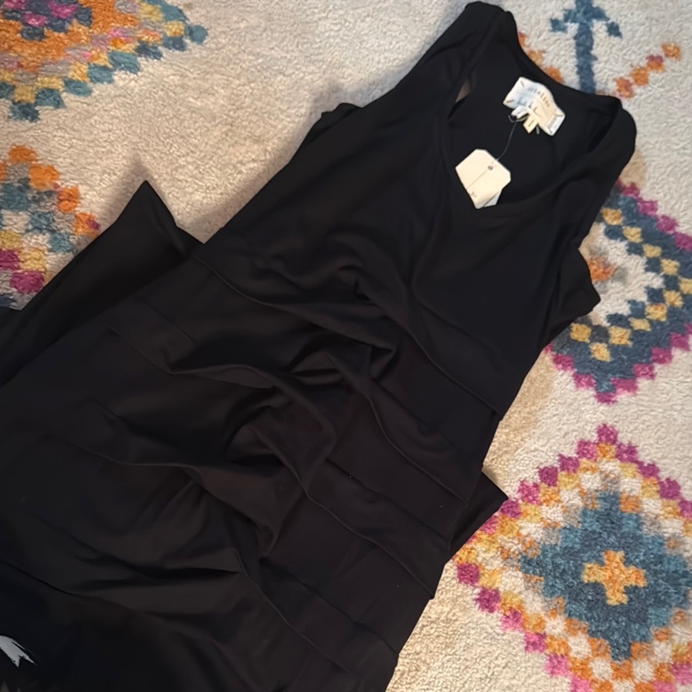 Black Artelier Nicole Miller Maxi Dress